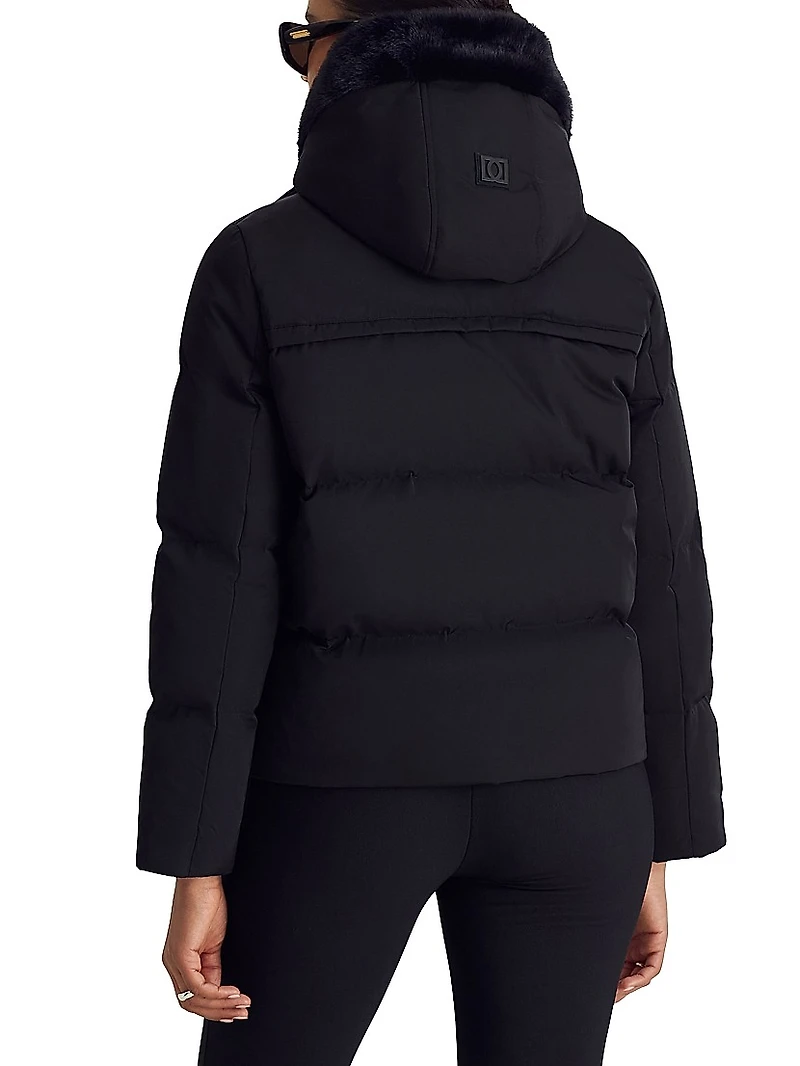 Nicola Faux-Fur-Lined Puffer Jacket