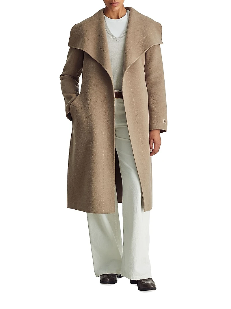 Gisele Wool & Cashmere Belted Coat