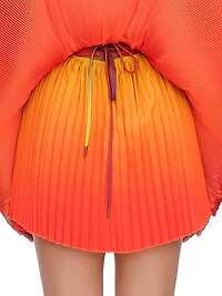 Kata Ombré Pleated Corset Skort