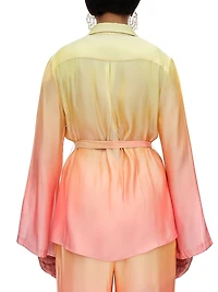 Bata Ombré Chiffon Blouse