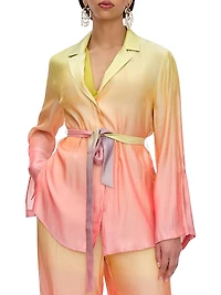 Bata Ombré Chiffon Blouse