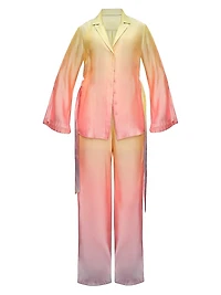 Bata Ombré Chiffon Blouse