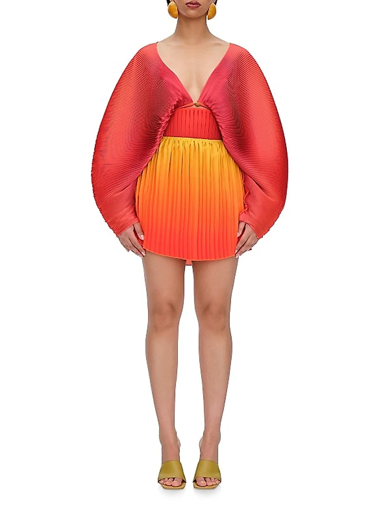 Balu Plissé Crop Top