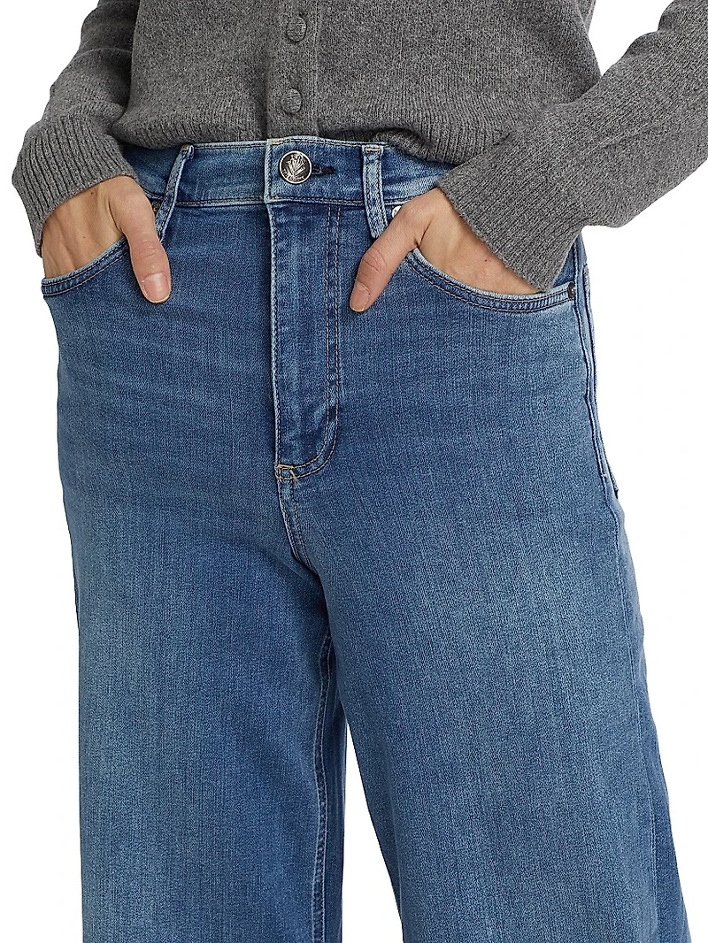 Epic Andi High-Rise Ankle Wide Jeans