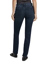 Dre Low-Rise Stretch Slim Boyfriend Jeans
