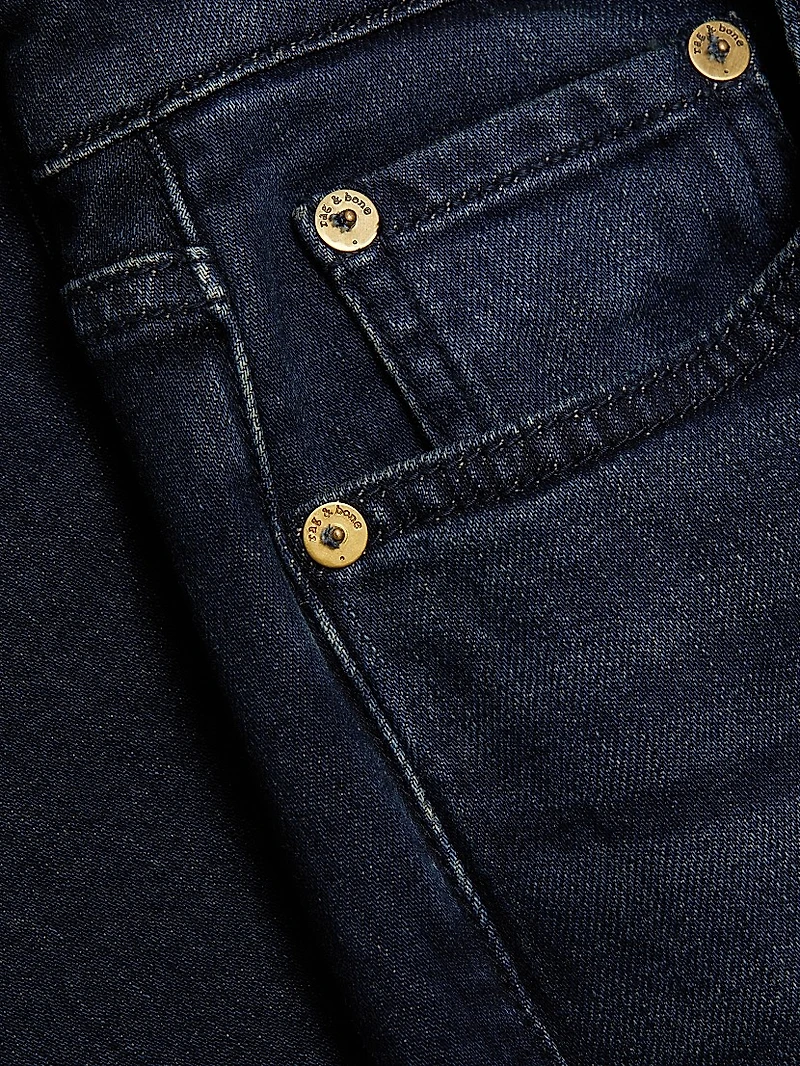 Dre Low-Rise Stretch Slim Boyfriend Jeans