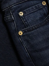 Dre Low-Rise Stretch Slim Boyfriend Jeans