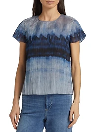 Hailey Printed Organza Top