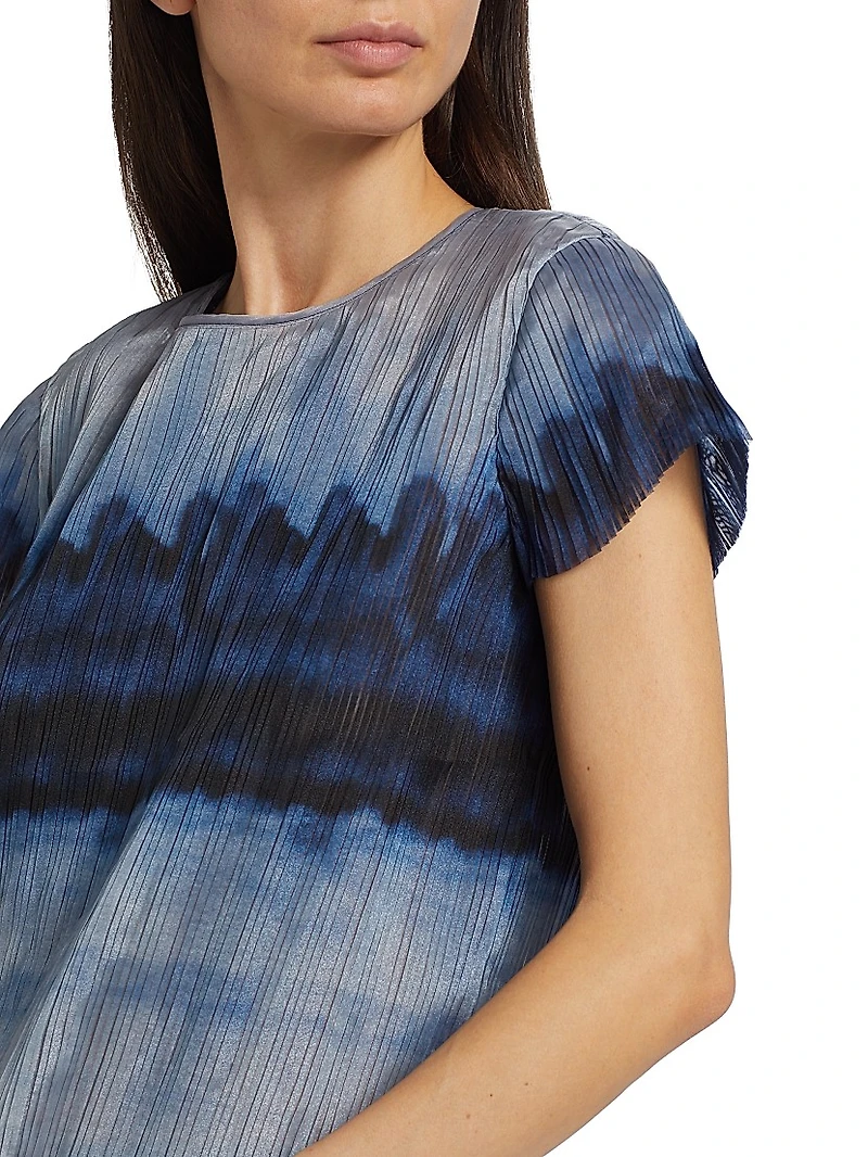 Hailey Printed Organza Top