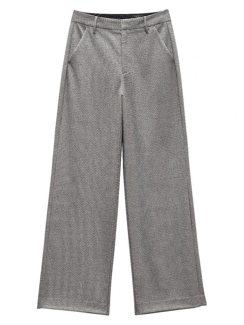 Andi Plaid Full-Length Trousers