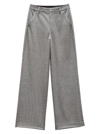Andi Plaid Full-Length Trousers
