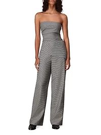Andi Plaid Full-Length Trousers