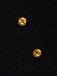 Mariana Textured Button-Front Vest