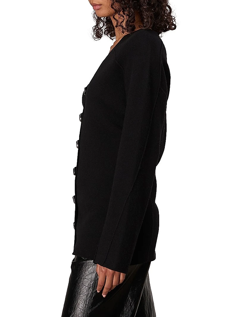 Bridget V-neck Longline Cardigan