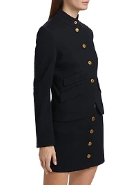 Slade Cropped Textured Blazer