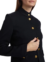 Slade Cropped Textured Blazer