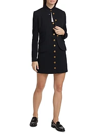 Slade Cropped Textured Blazer