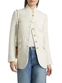 Slade Long Tweed Blazer