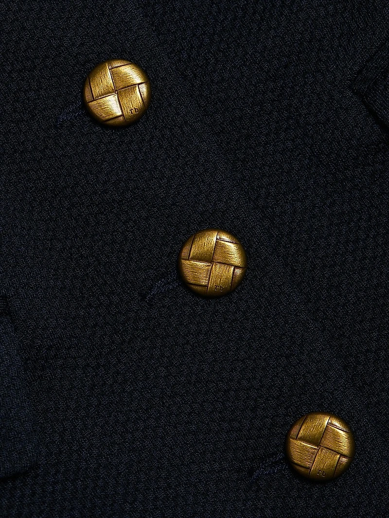 Mariana Textured Button-Front Minidress