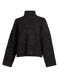 Asher Brushed-Knit Turtleneck Sweater
