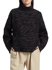 Asher Brushed-Knit Turtleneck Sweater