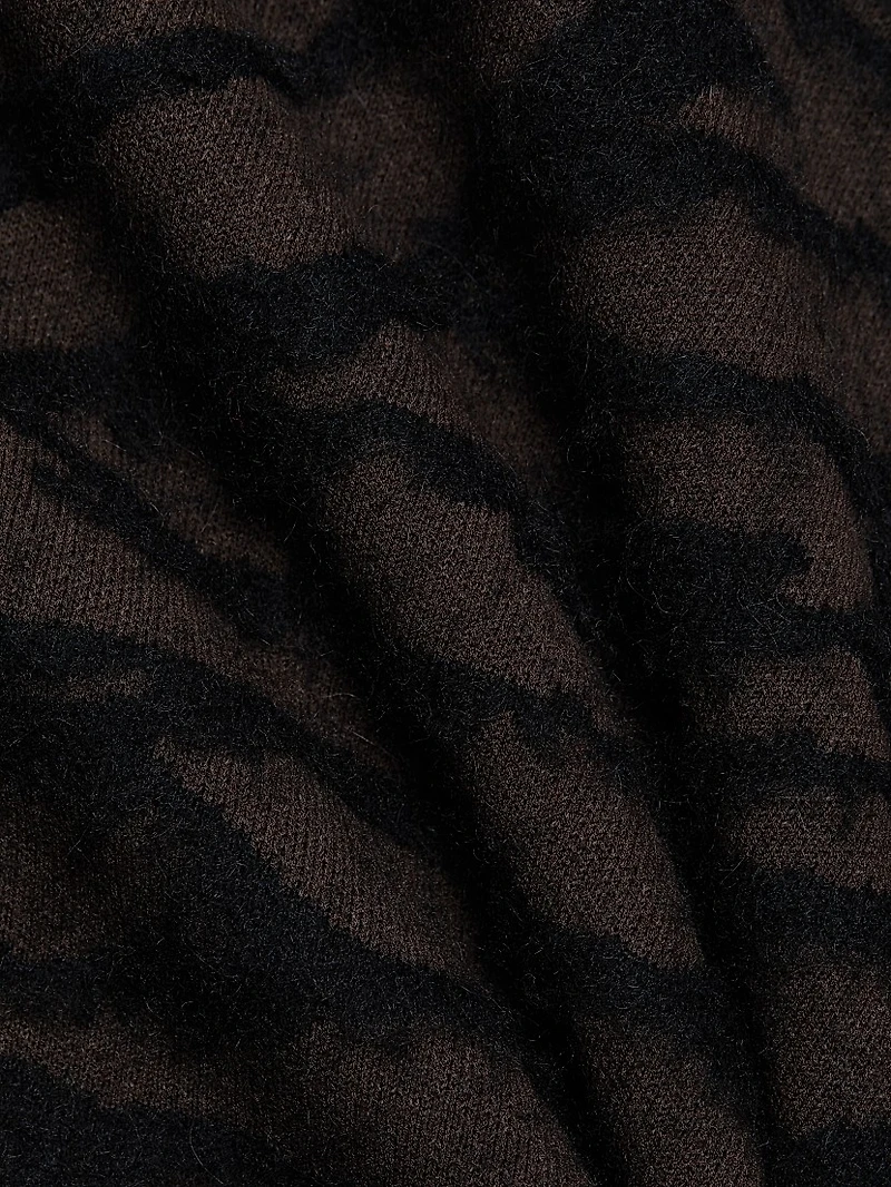 Asher Brushed-Knit Turtleneck Sweater