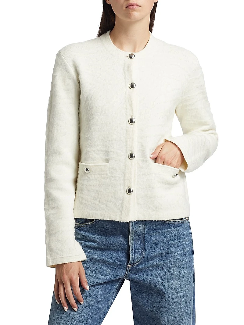 Josephine Textured-Knit Jacket