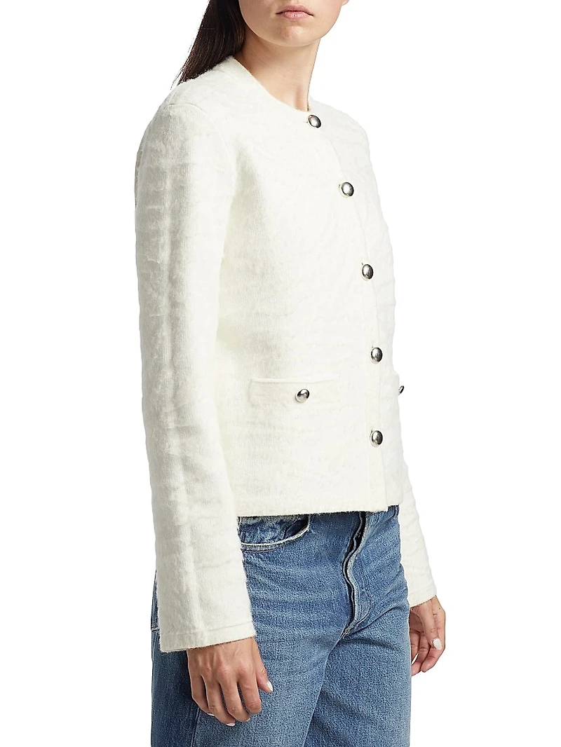 Josephine Textured-Knit Jacket