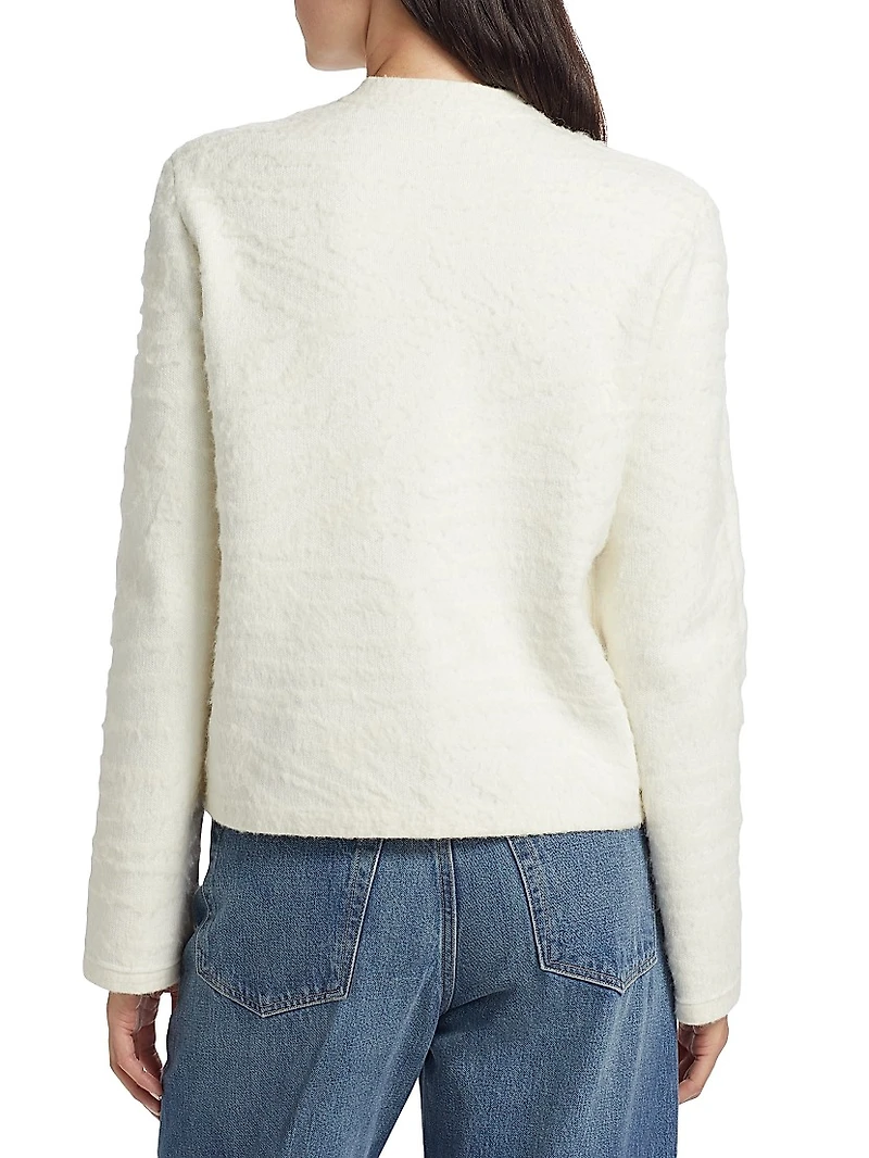 Josephine Textured-Knit Jacket