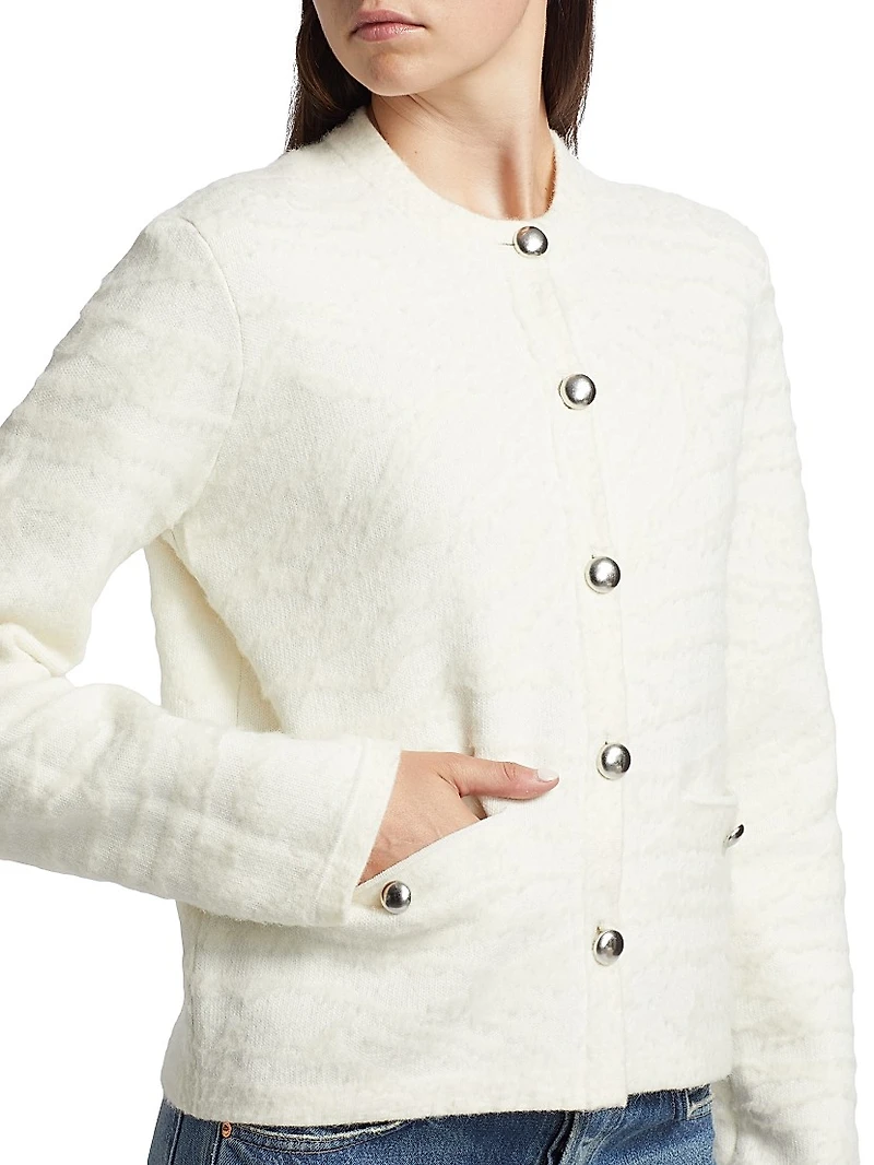 Josephine Textured-Knit Jacket