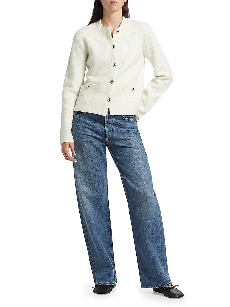 Josephine Textured-Knit Jacket
