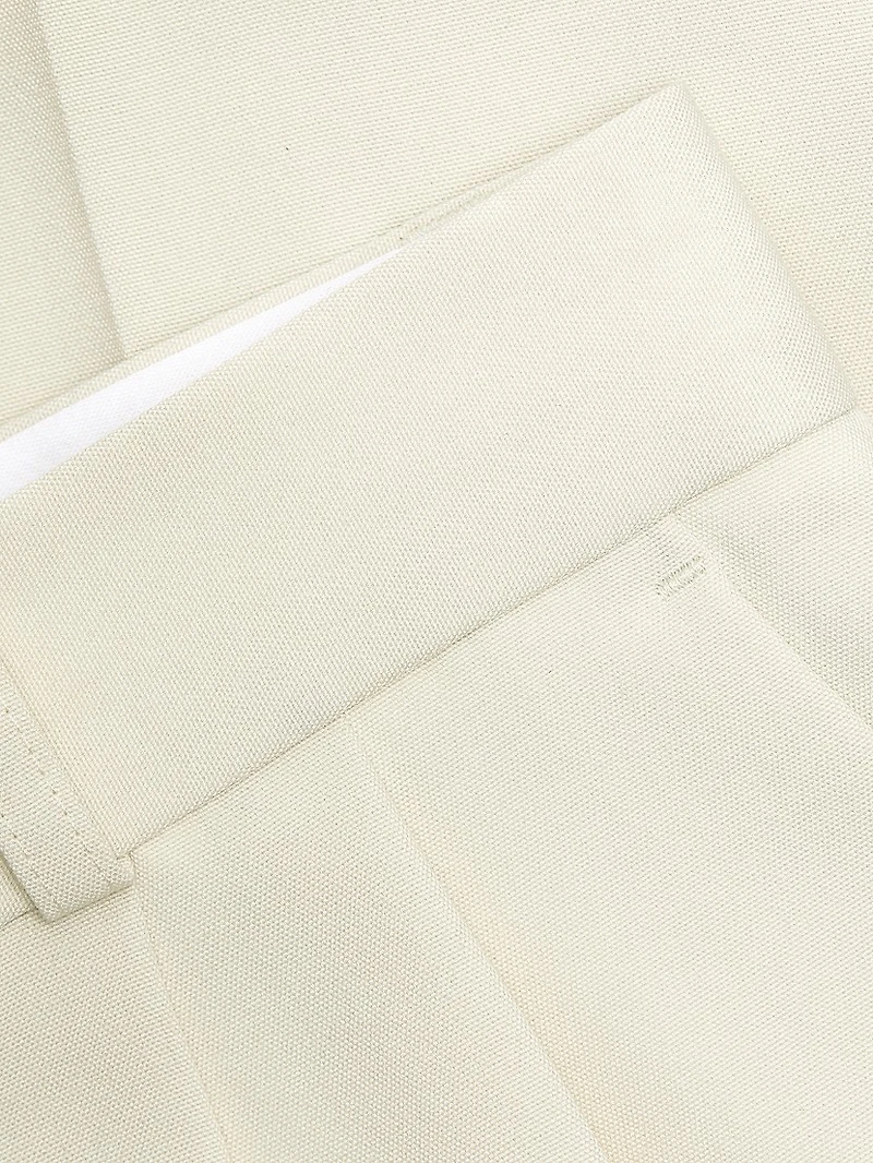 Double-Pleated Tailored Trousers