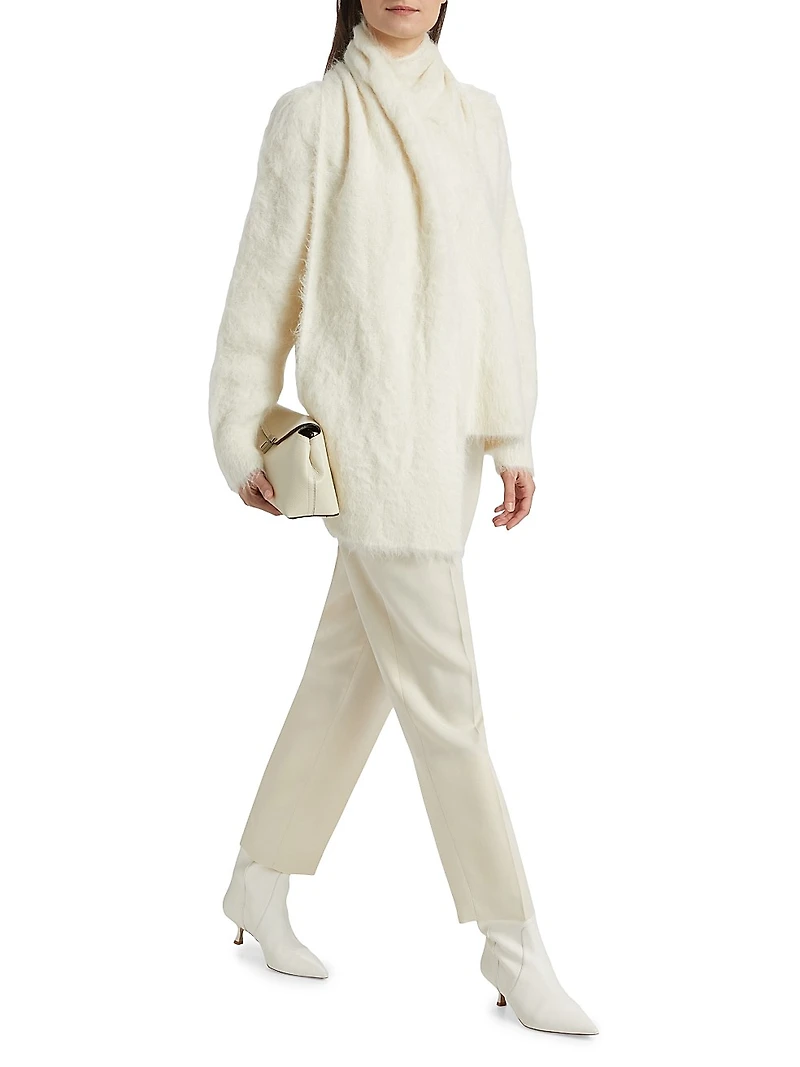 Double-Pleated Tailored Trousers