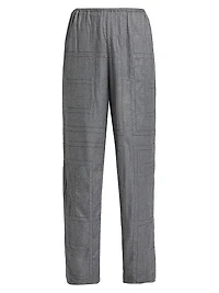 Monogram Flannel Pajama Pants