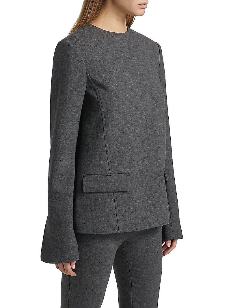 Pocket Spongy Suiting Top