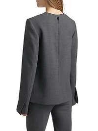 Pocket Spongy Suiting Top