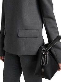 Pocket Spongy Suiting Top