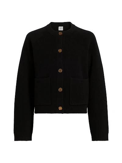 Hammered Button Cardigan