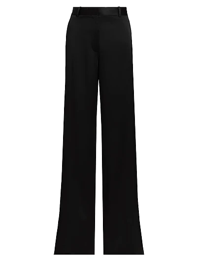 Cuff-Slit Slouch Trousers