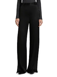 Cuff-Slit Slouch Trousers