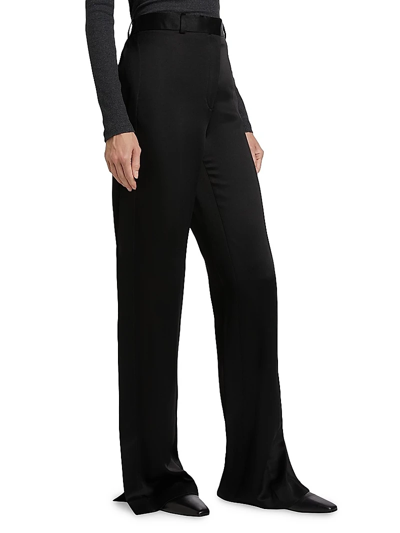 Cuff-Slit Slouch Trousers