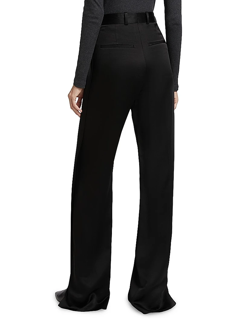 Cuff-Slit Slouch Trousers