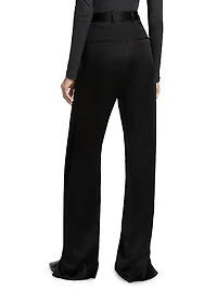 Cuff-Slit Slouch Trousers