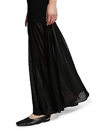 Evening Plissé Tank Dress