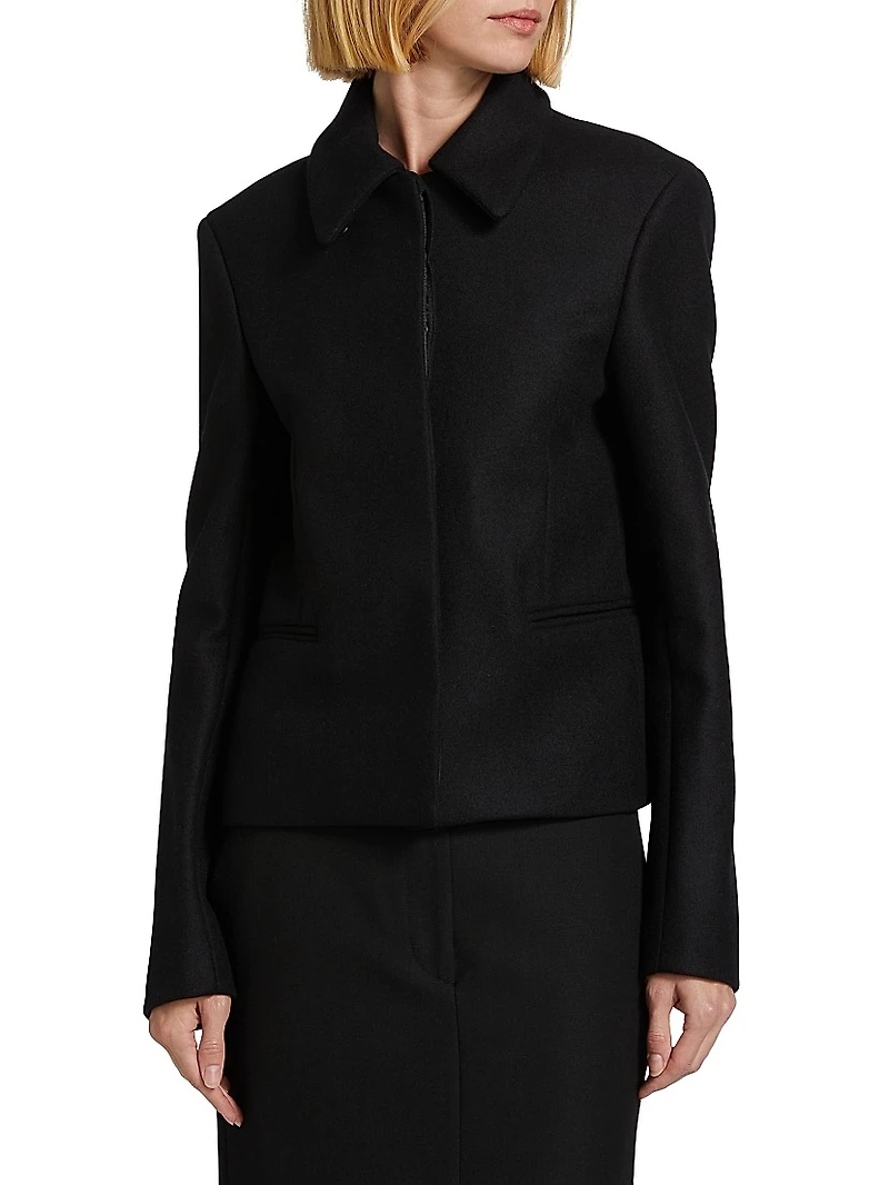 Crop Bouclé Jacket