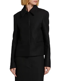 Crop Bouclé Jacket