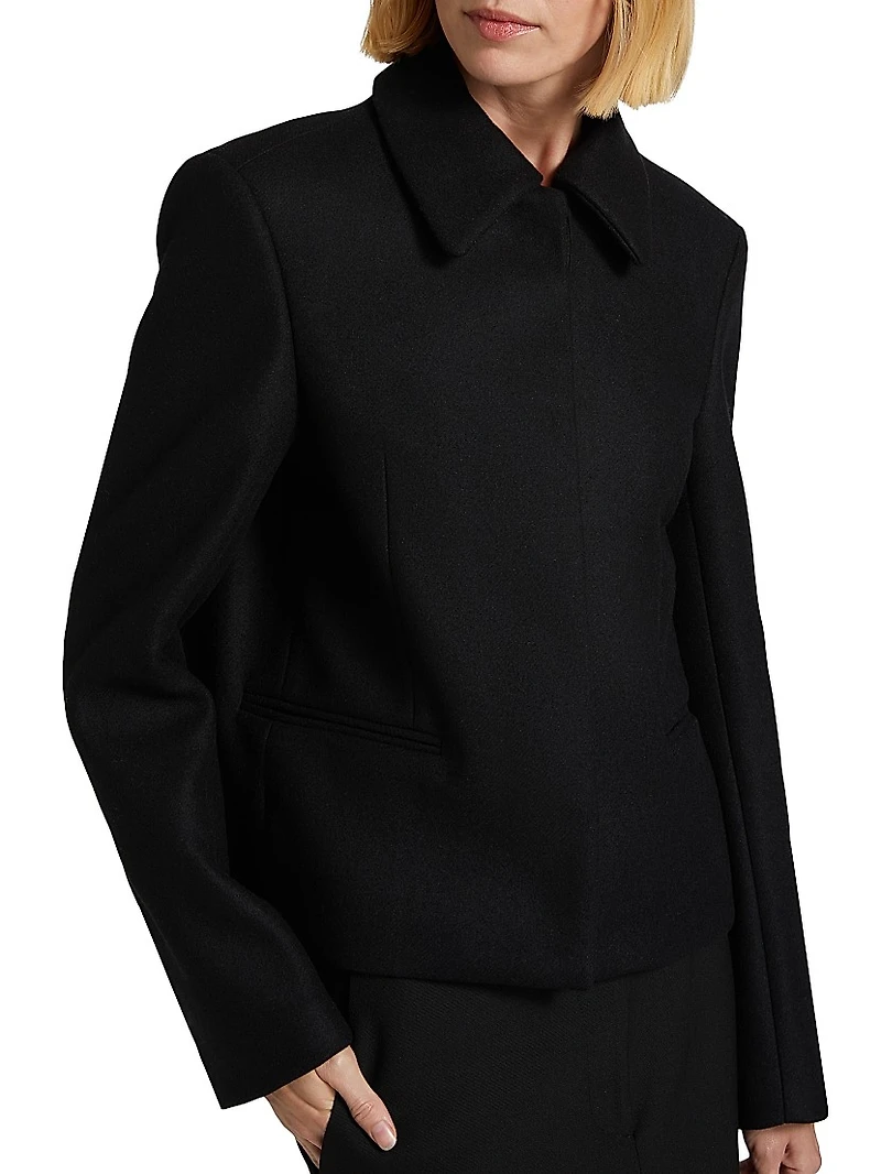 Crop Bouclé Jacket