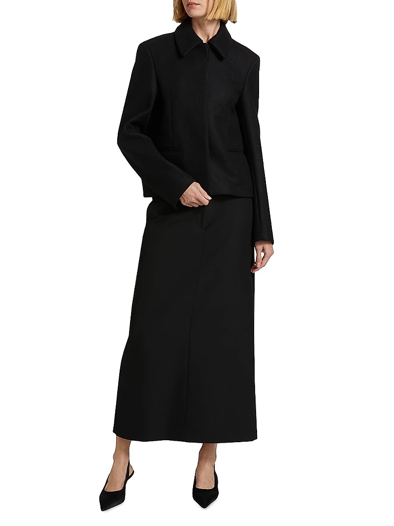 Crop Bouclé Jacket