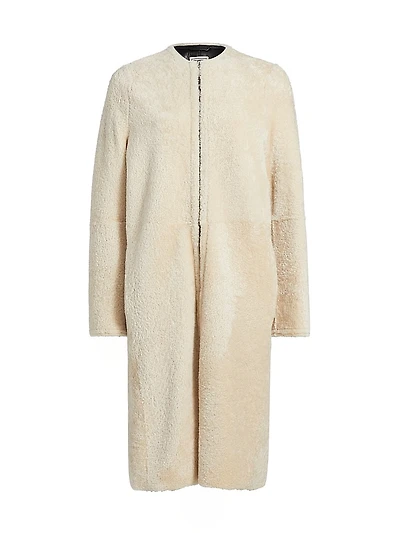 Shearling Teddy Zip Coat