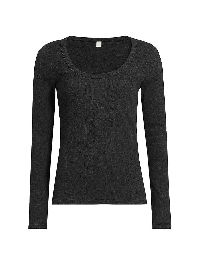 Classic Rib-Knit Top